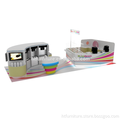 Mall ice cream fruit juice kiosk sale manufacture